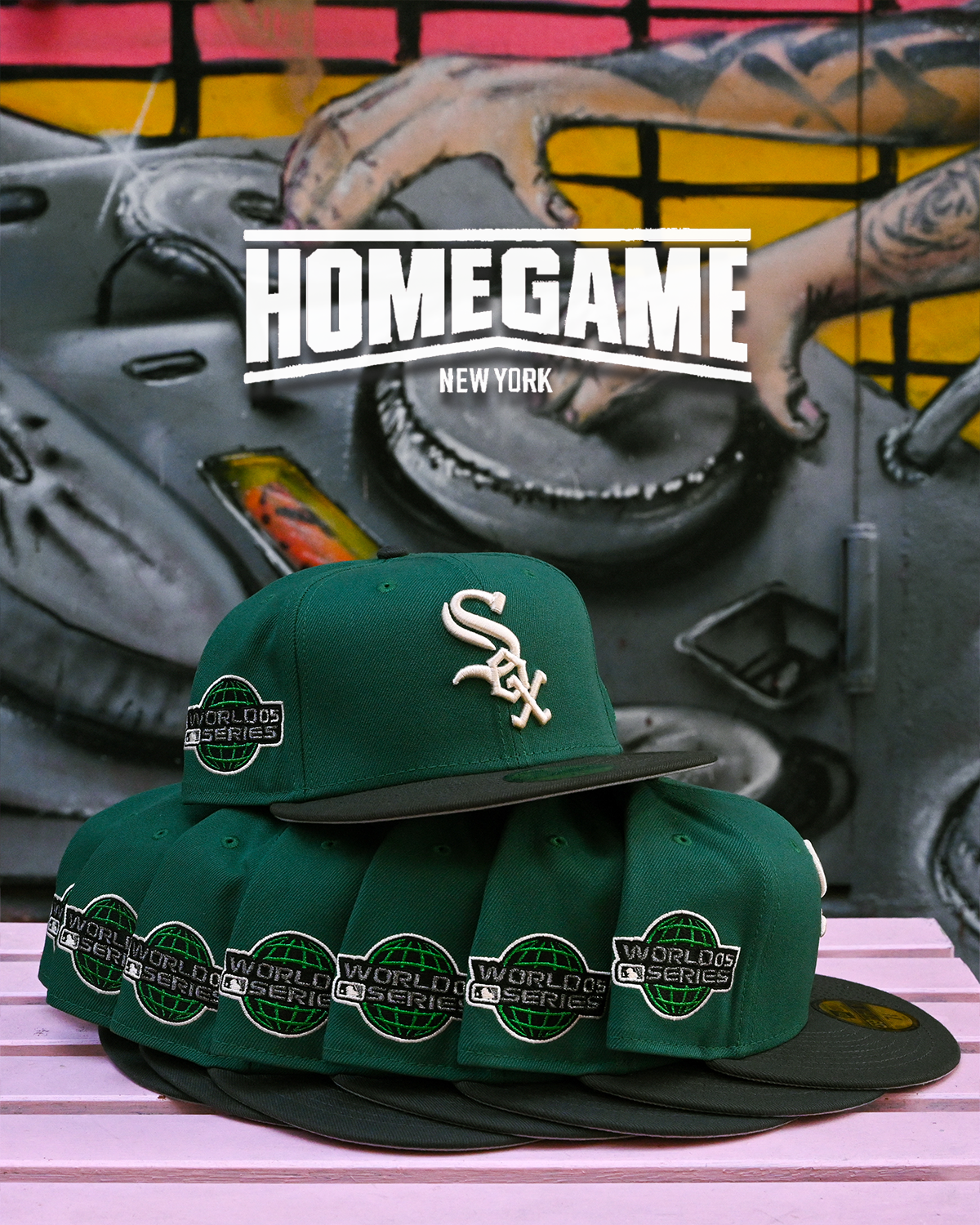 Chicago White Sox 2005 World Series Emerald Green/Dark Pewter 59Fifty New Era