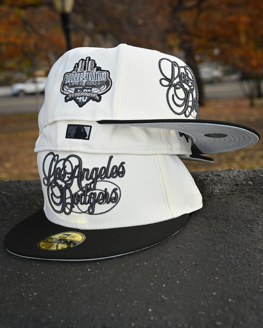 Los Angels Dodgers 40th Anniversary Chrome White/Black 59Fifty New Era