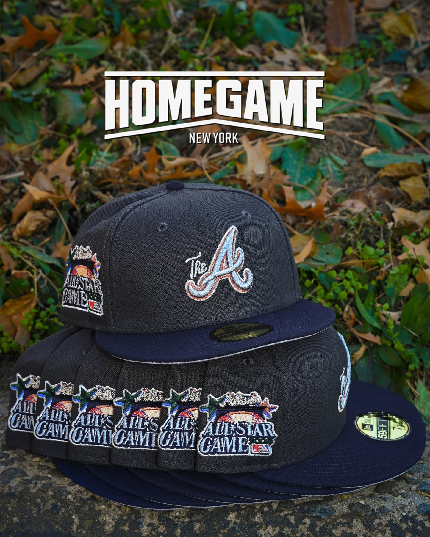 Atlanta Braves 2000 All Star Game Dark Graphite/Night Shift Navy 59Fifty New Era
