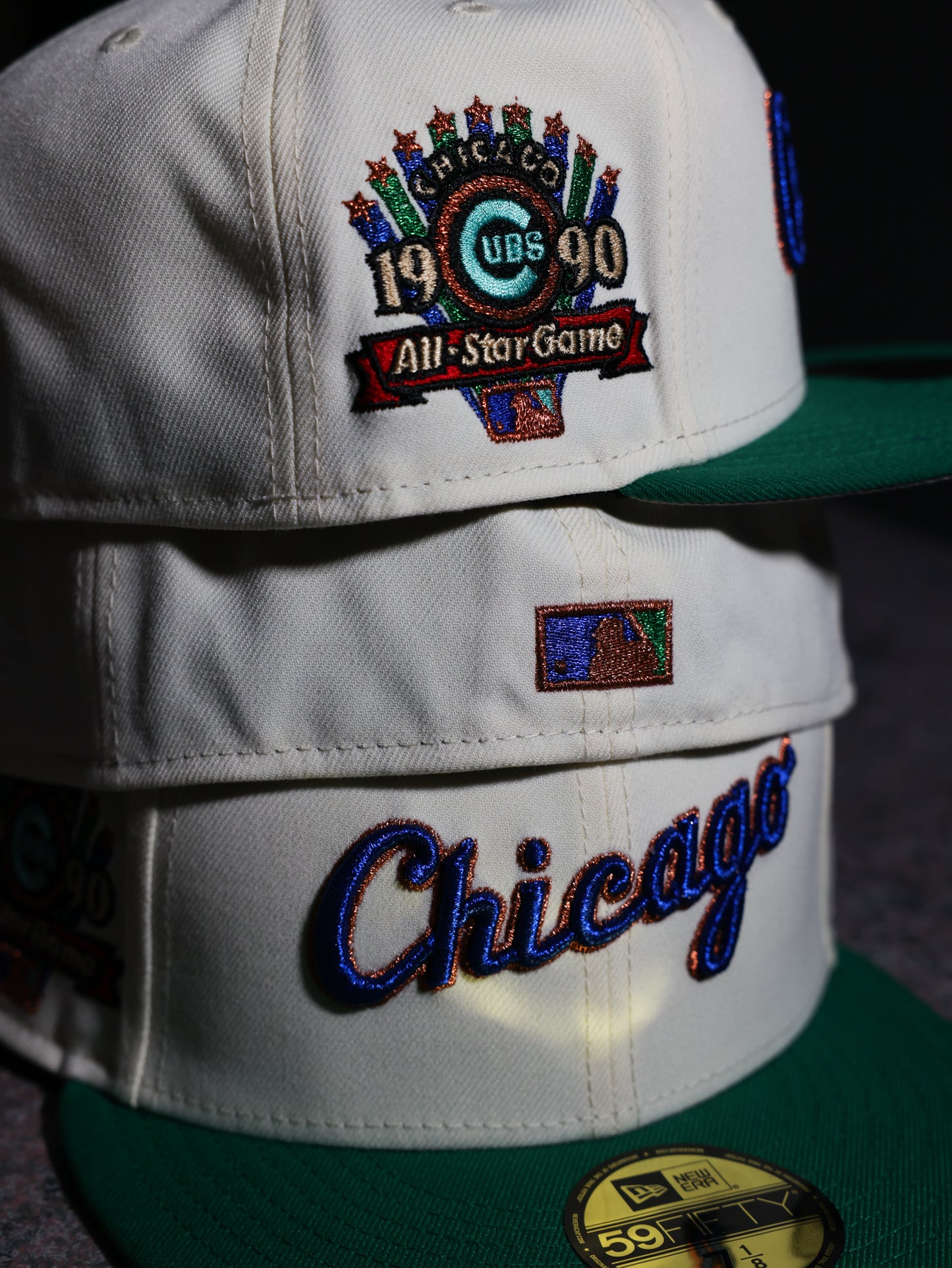 Chicago White Sox 1990 All Star Game Chrome White/Kelly Green 59Fifty New Era