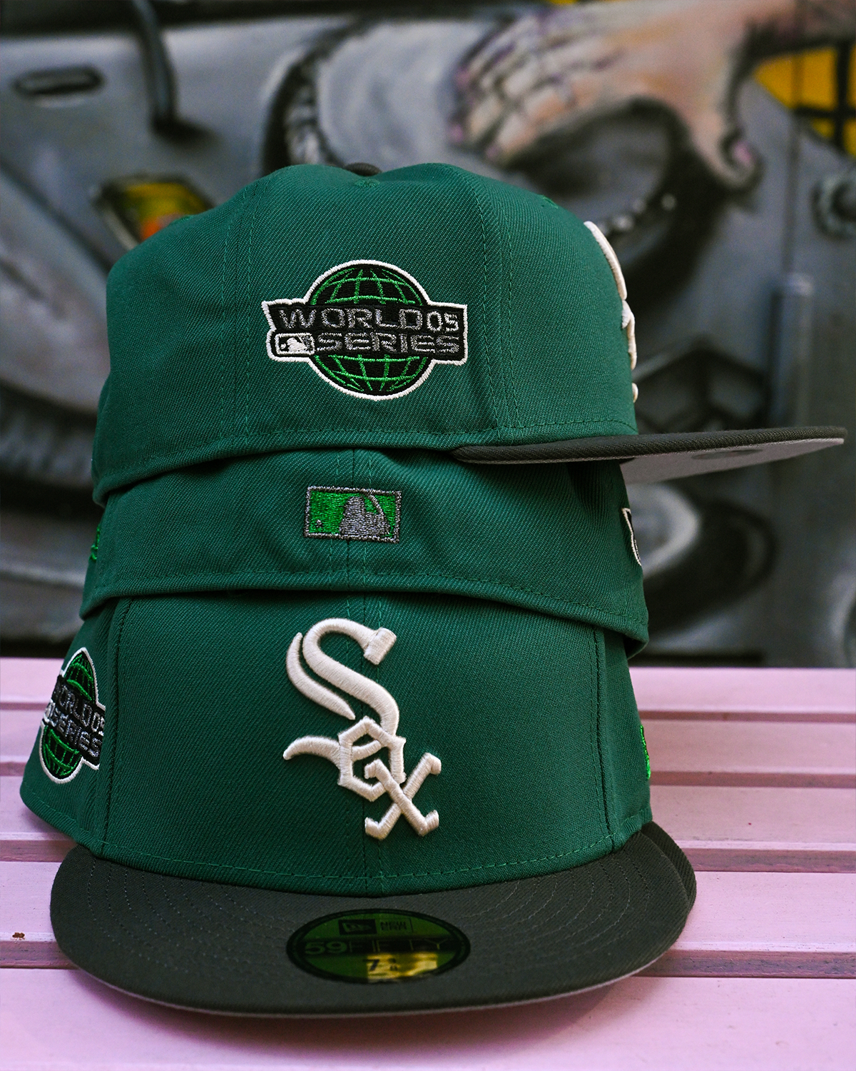 Chicago White Sox 2005 World Series Emerald Green/Dark Pewter 59Fifty New Era