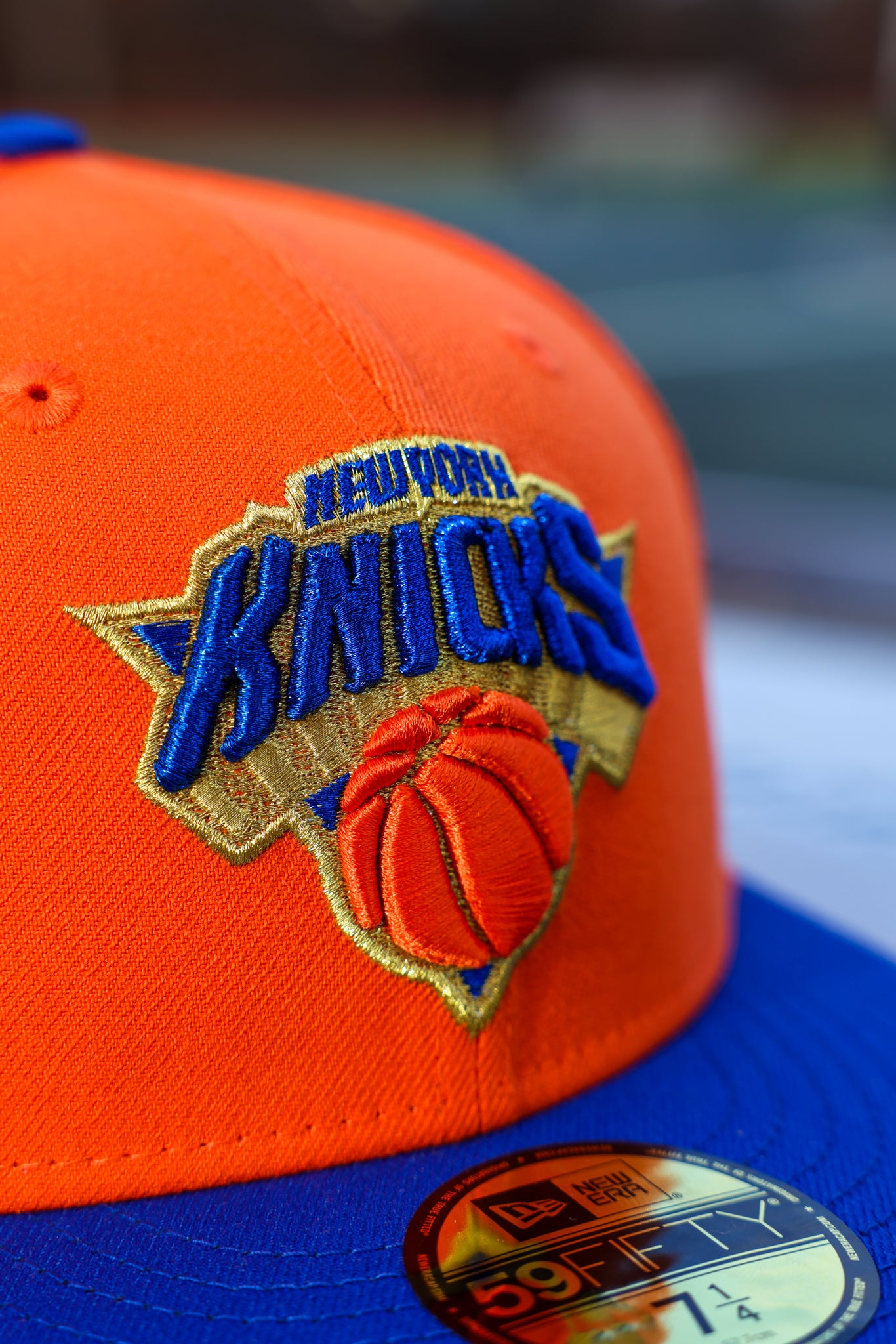 New York Knicks 1946 Rush Orange/Majestic Blue 59Fifty New Era