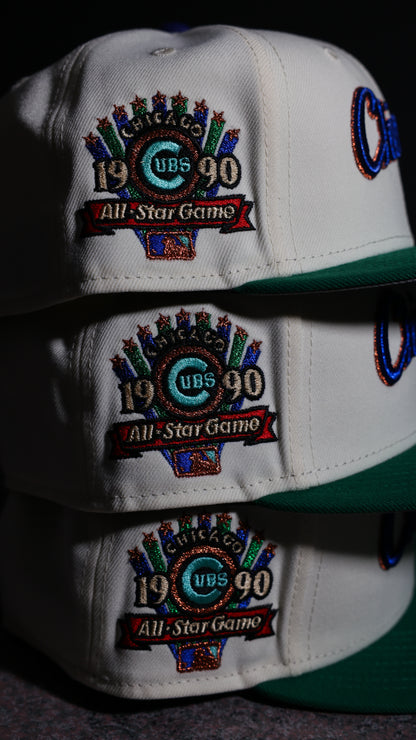 Chicago White Sox 1990 All Star Game Chrome White/Kelly Green 59Fifty New Era