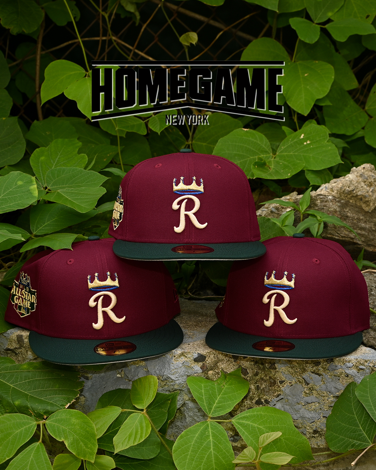 Kanas City Royal 2012 All Star Game Burgundy/Emerald Green 59Fifty New Era