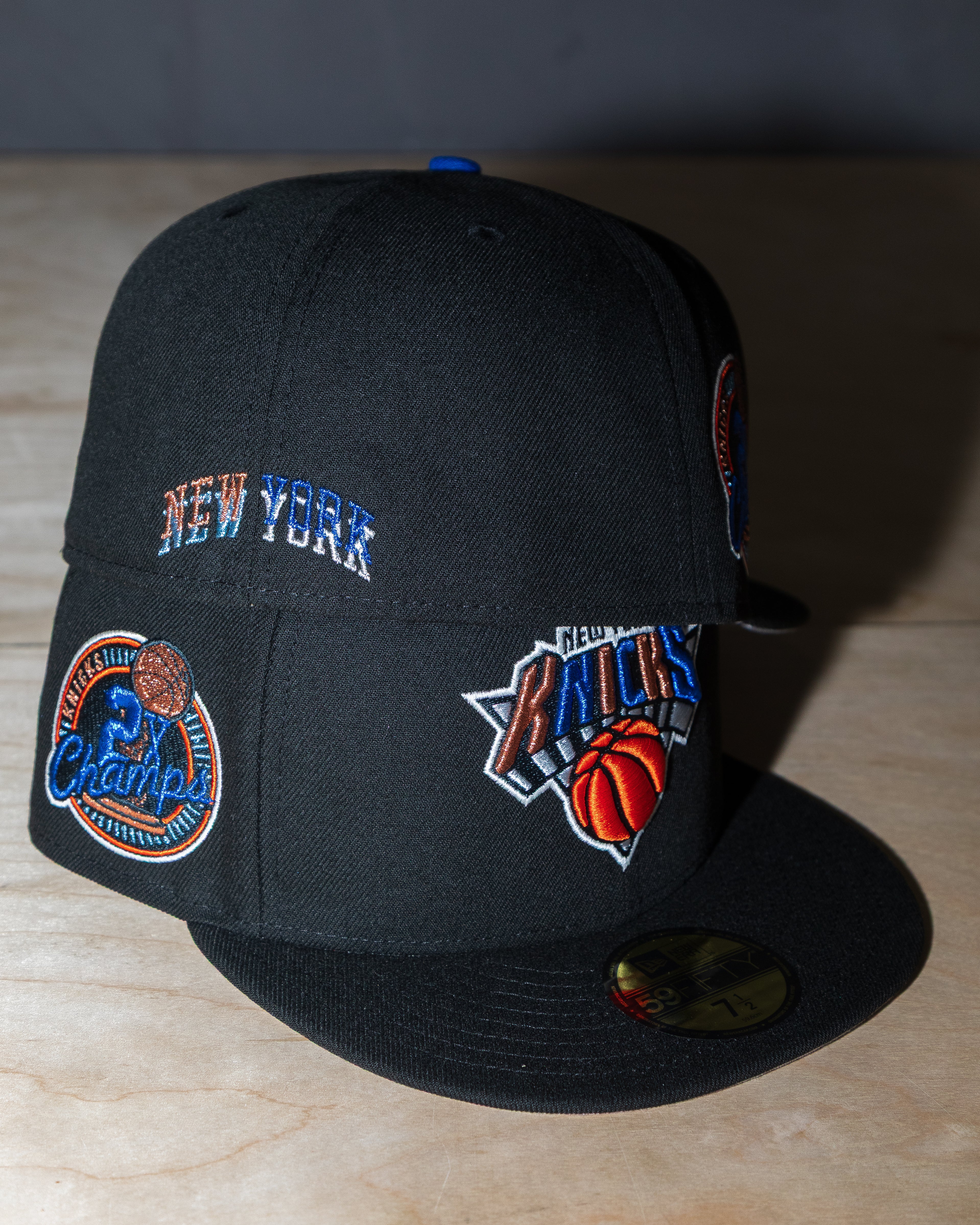 PRE-ORDER! New York Knicks 2x Champs Black 59Fifty New Era