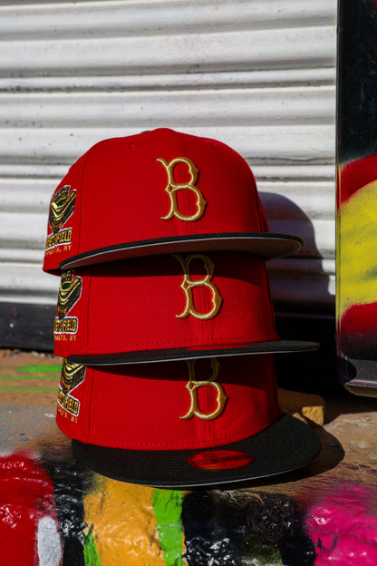 Brooklyn Dodgers Ebbets Field Scarlet/Black 59Fifty New Era