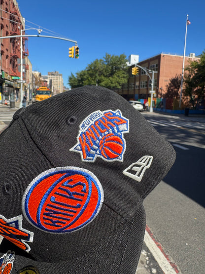 New York Knicks Multi Patch Black 59Fifty New Era