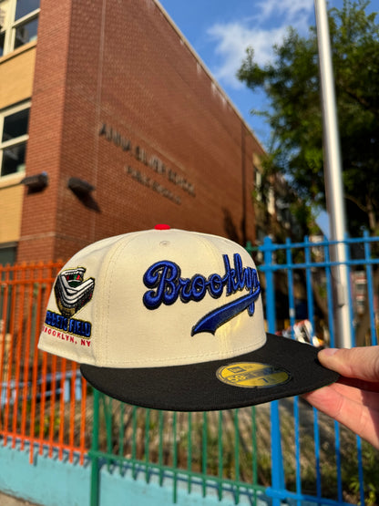 Brooklyn Dodgers Ebbets Field Chrome White Black 59Fifty New Era