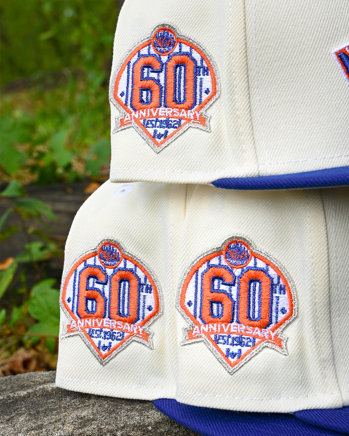 New York Mets 60th Anniversary Chrome White/Royal Blue 59Fifty New Eral