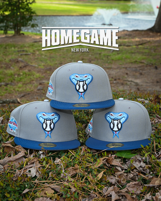 Arizona Diamondbacks 2001 World Series Misty Morning/Seashore Blue 59Fifty New Era