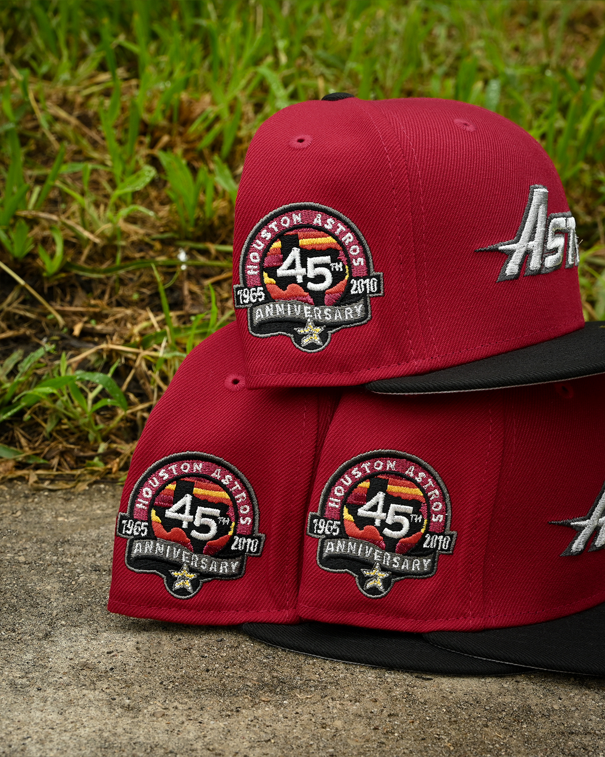 Houston Astros 45th Anniversary Scarlet/Black 59Fifty New Era