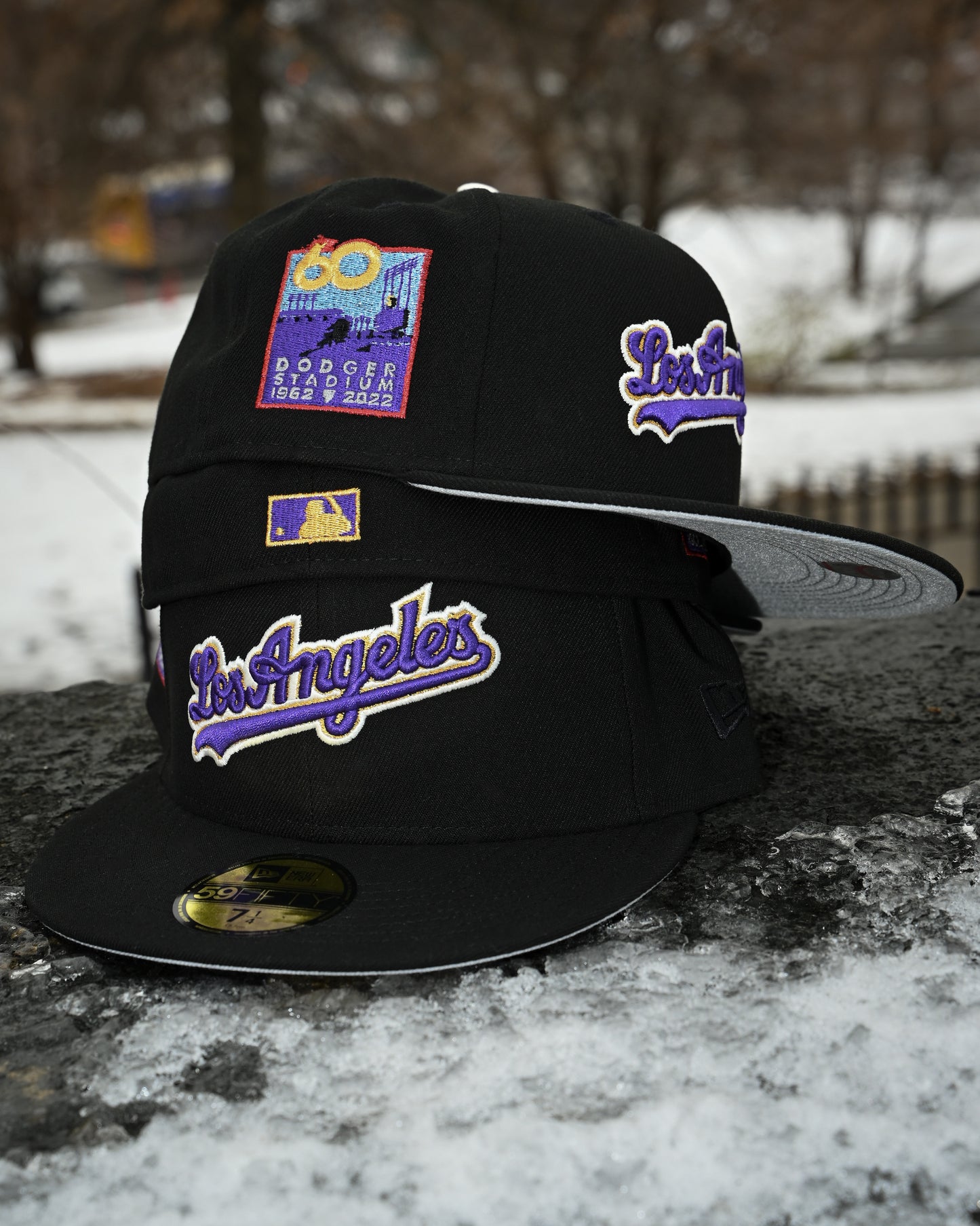 Los Angels Dodgers 60th Anniversary Black 59Fifty New Era