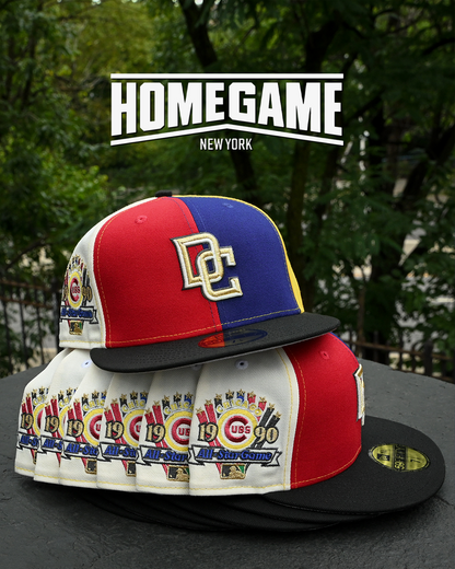 Washington Nationals 1990 All Star Game Scarlet/Royal/Canary 59Fifty New Era