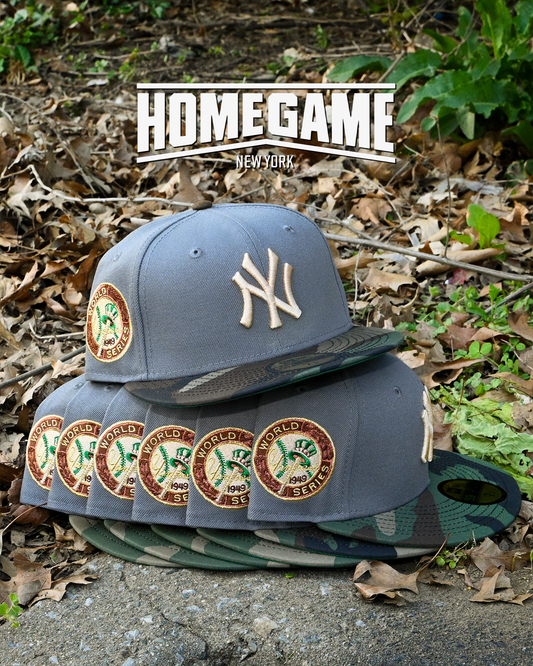 New York Yankees 1949 World Series Storm Grey/Woodland Camo 59Fifty New Era