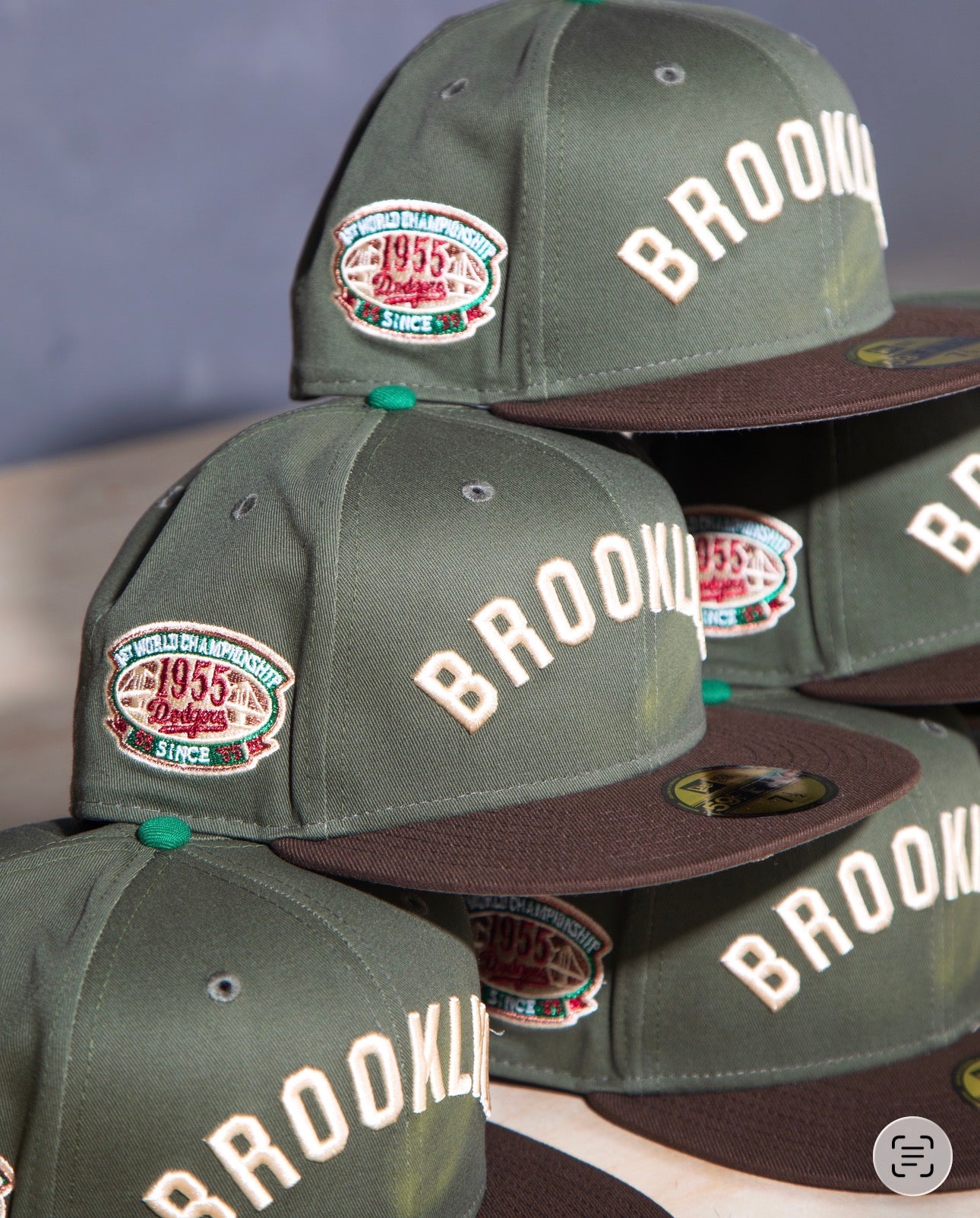 Brooklyn Dodgers 1st World Championship Olive/Brown 59Fifty New Era