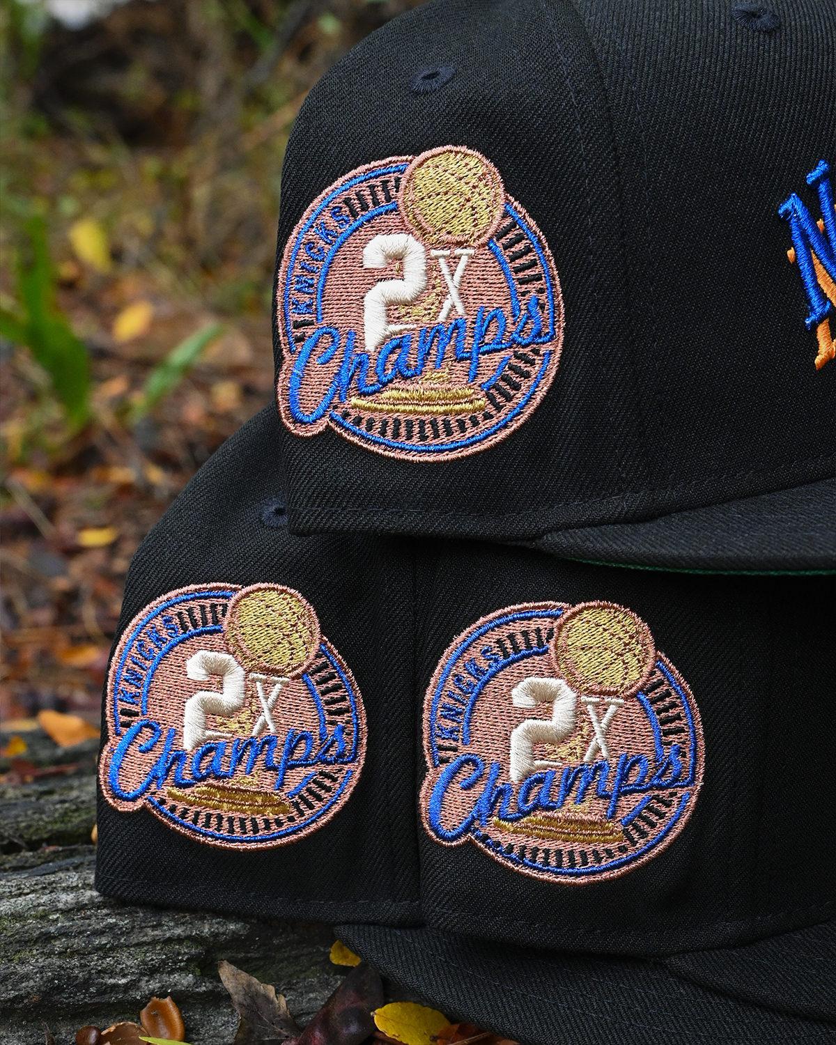 New York Knicks 2x Champs Black 59Fifty New Era