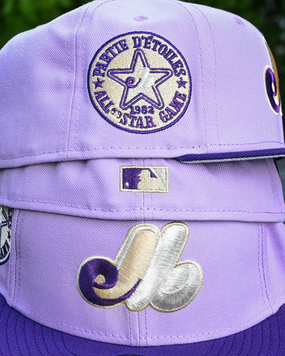Montreal Expos 1982 All Star Game Tropic Purple/New Orchid 59Fifty New Era