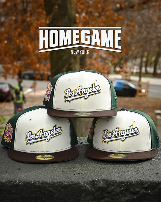 Los Angels Dodgers 40th Anniversary Chrome White/Walnut 59Fifty New Era