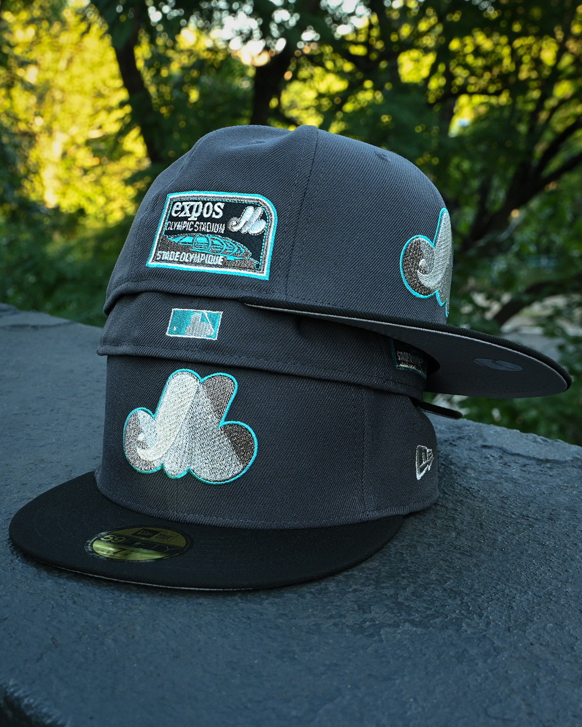 Montreal Expos Expos Olympic Stadium Graphite/Black 59Fifty New Era