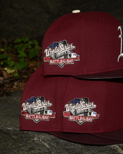 Oakland Athletic 1989 World Series Maroon/Burgundy 59Fifty New Era