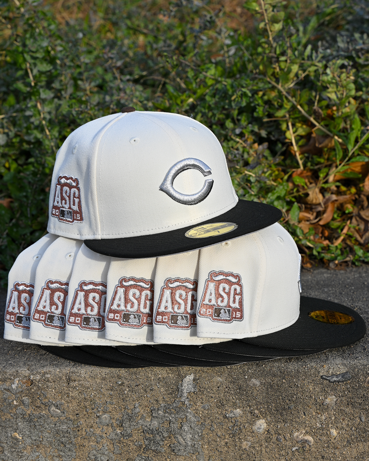 Cincinnati Reds All Star Game 2015 Chrome White/Black 59Fifty New Era