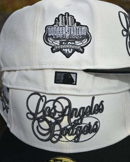 Los Angels Dodgers 40th Anniversary Chrome White/Black 59Fifty New Era