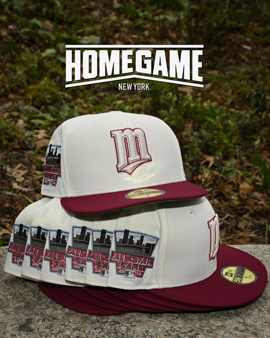 Minnesota Twins 2014 All Star Game Chrome White/Burgundy 59Fifty New Era