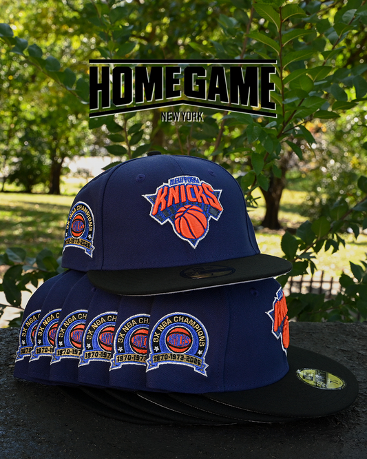 New York Knicks 3x NBA Champion Navy/Black 59Fifty New Era