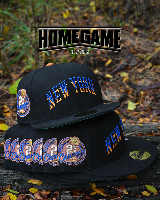 New York Knicks 2x Champs Black 59Fifty New Era