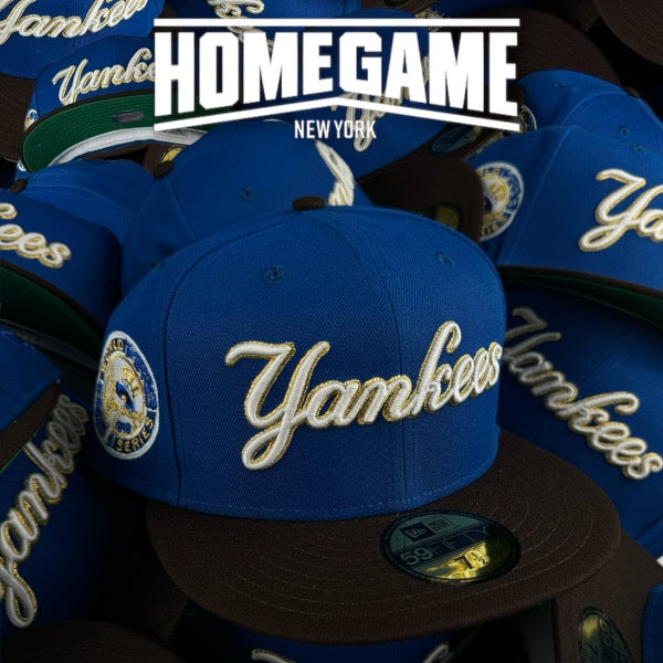 New York Yankees 1949 World Series Blue Azure/Burnt Wood 59Fifty New Era Hat