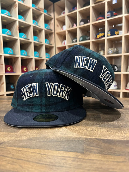 New York Yankees Black Watch Plaid 59Fifty New Era Hat