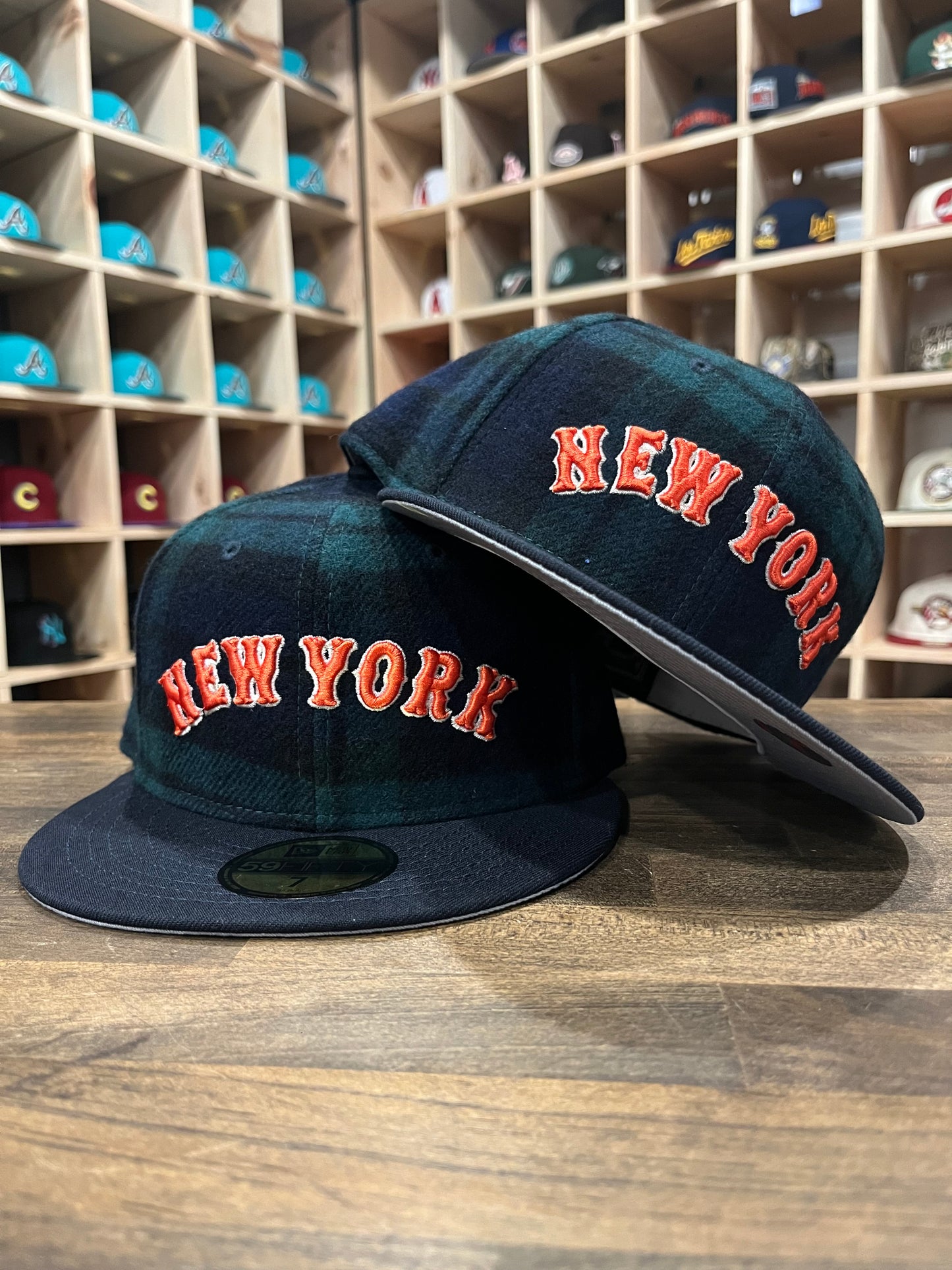 New York Mets Black Watch Plaid 59Fifty New Era Hat