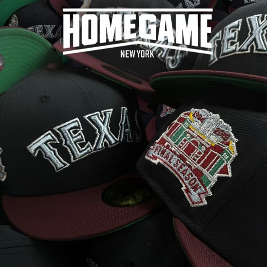 Texas Rangers Final Season Navy/Maroon 59Fifty New Era Hat