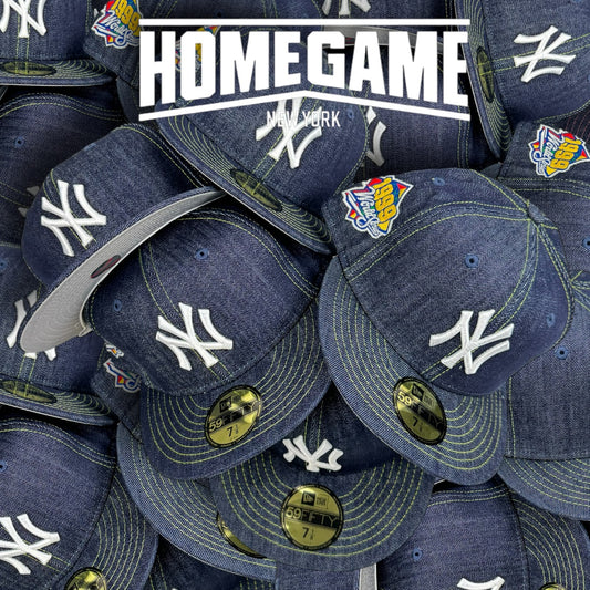 New York Yankees 1999 World Series Denim/Green 59Fifty New Era Hat
