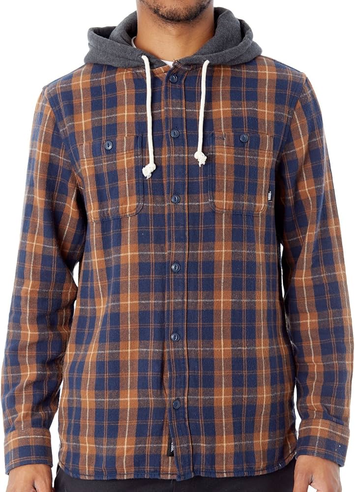 VANS Lopes Hooded Long Sleeve Flannel