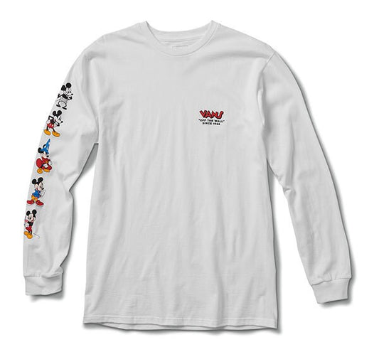 Vans x Mickey’s 90s LS Tee - White