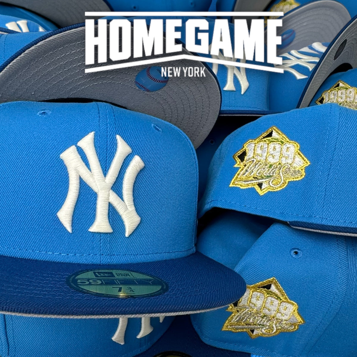 New York Yankees World Series 1999 Blue Reef/Songbird Blue 59Fifty New Era