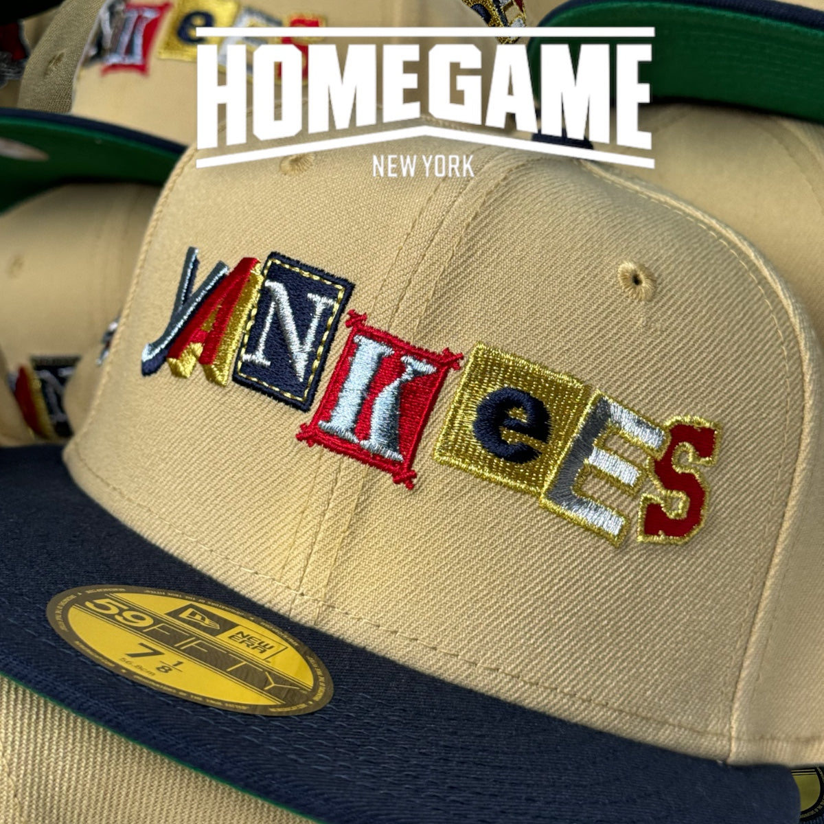 New York Yankees 1999 World Series Vegas Gold/Night Shift Navy 59Fifty New Era