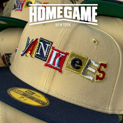 New York Yankees 1999 World Series Vegas Gold/Night Shift Navy 59Fifty New Era