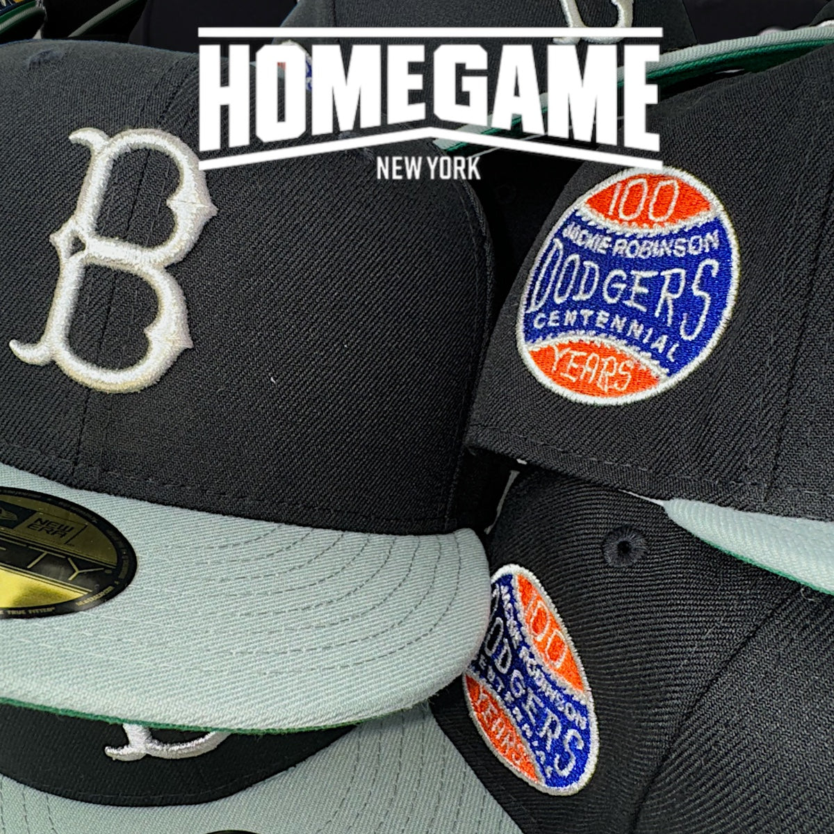 Brooklyn Dodgers 100 years Black/Everest Green 59Fifty New Era