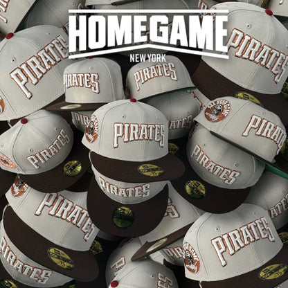Pittsburgh Pirates All Star Game Chrome White/Burnt Wood 59Fifty New Era