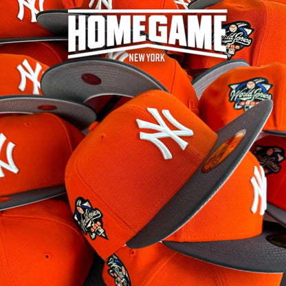 New York Yankees 2000 World Series in Countdown Orange/Dark Graphite 59Fifty New Era Hat