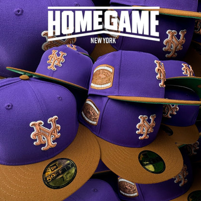 New York Mets 1969 World Series True Purple/Toasted Peanut 59Fifty New Era