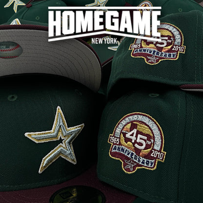 Houston Astros 45th Anniversary Dark Green/Maroon 59Fifty New Era