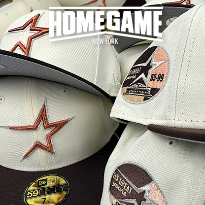 Houston Astros 35 Great Year Chrome White/Burnt Wood 59Fifty New Era