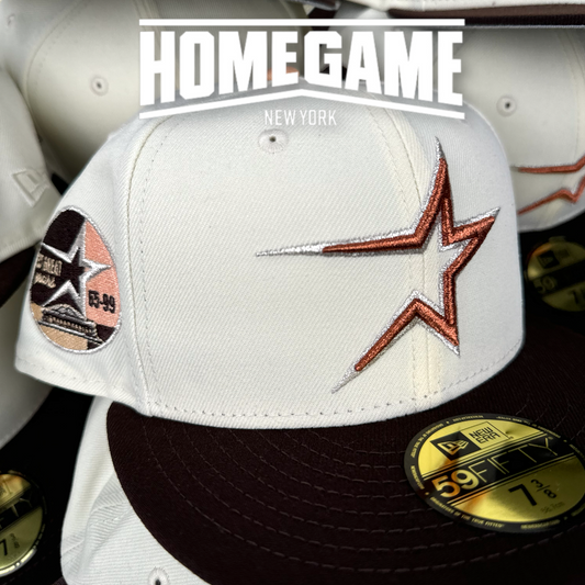 Houston Astros 35 Great Year Chrome White/Burnt Wood 59Fifty New Era