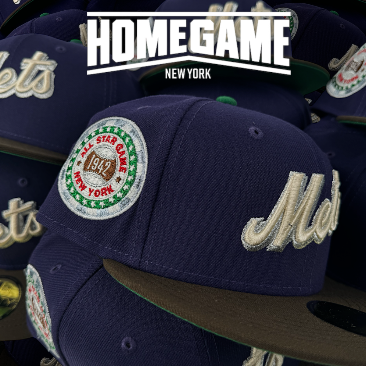 New York Mets 1942 All Star Game Purple/Walnut 59Fifty New Era