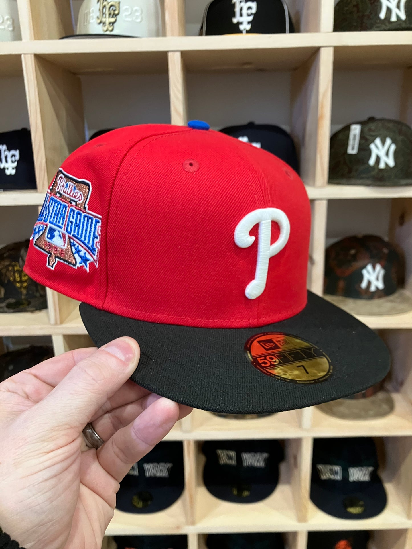 Philadelphia Phillies 1996 All Star Game Front Door Red/Black 59Fifty New Era Hat
