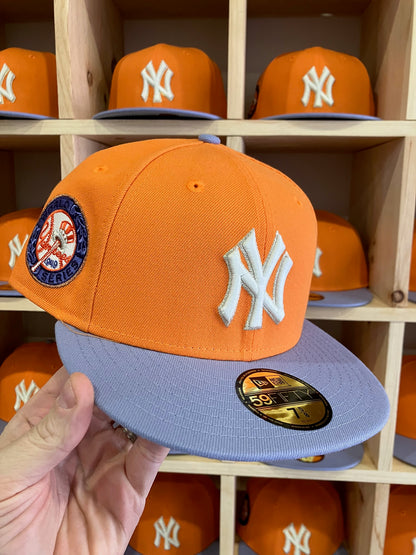 New York Yankees 1949 World Series Light Orange/Lavender 59Fifty New Era Hat