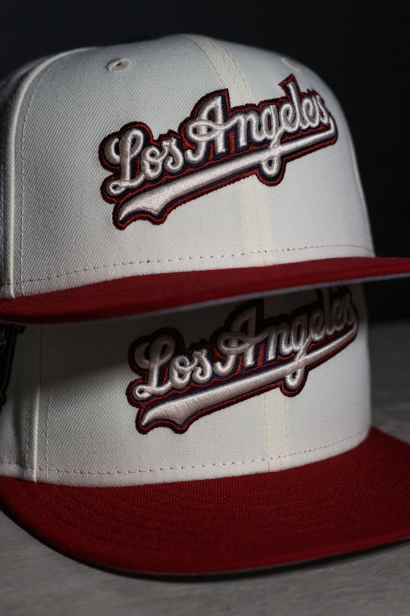 Los Angeles Dodgers 40th Anniversary Chrome White/Brick Red 59Fifty New Era